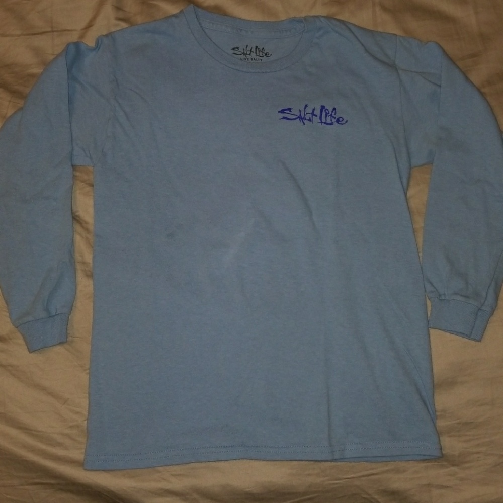 Boys youth medium Salt Life long sleeve shirt